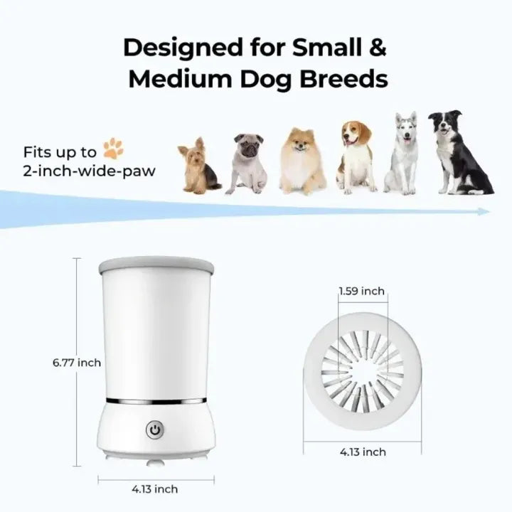 New Wholesale Pet Product Supplier Dog Cat Product Electric Automatic Pet Paw Cleaner Machine Dog Paw Washer Dog Paw Cleaner