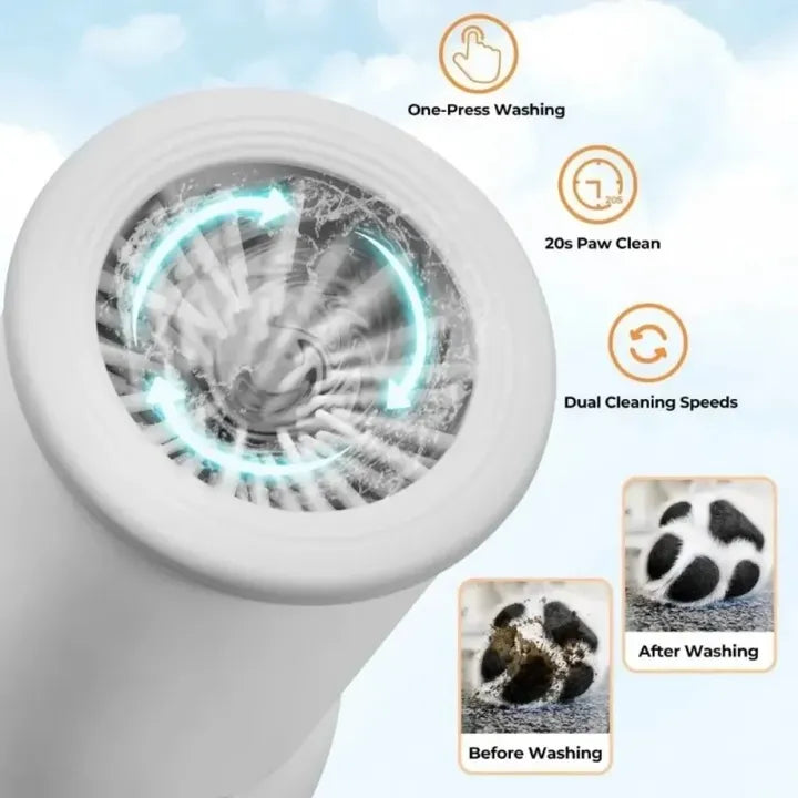 New Wholesale Pet Product Supplier Dog Cat Product Electric Automatic Pet Paw Cleaner Machine Dog Paw Washer Dog Paw Cleaner