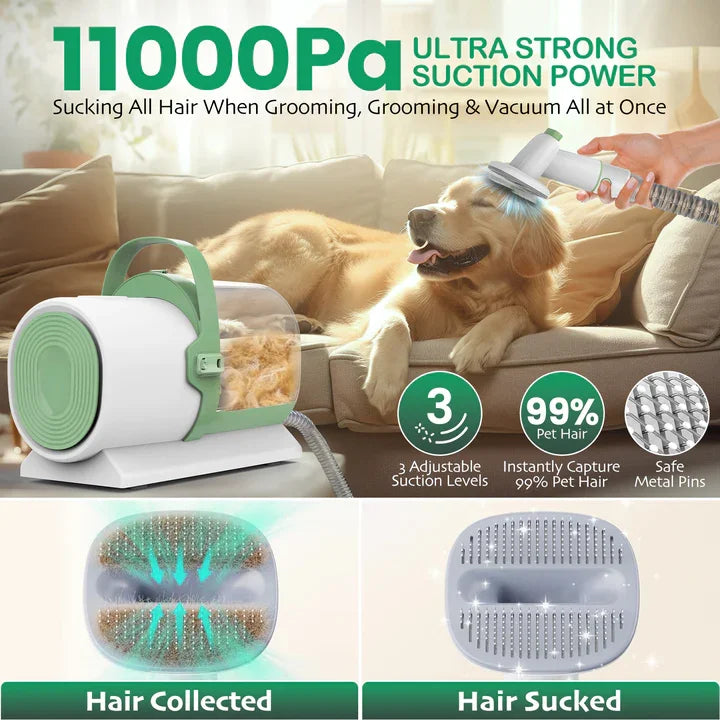 AIRROBO USA Ship Pet Grooming Kits Cat Hair Remover Brush Comb Dog Nail Clipper Grinder Tool for Pet Cleaning Grooming Products - My Store