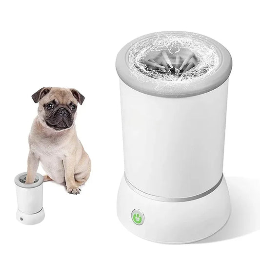 New Wholesale Pet Product Supplier Dog Cat Product Electric Automatic Pet Paw Cleaner Machine Dog Paw Washer Dog Paw Cleaner