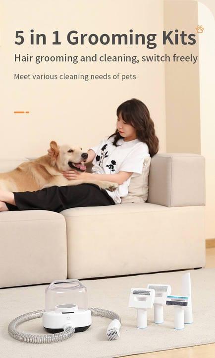 Ultra-Quiet Pet Hair Vacuum Cleaner, Designed for a Stress-Free Grooming Experience - My Store